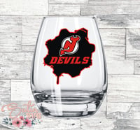 Image 9 of New Jersey Devils NHL Hockey Designs. SVG Files, Cricut, Studio, Digital Cut Files