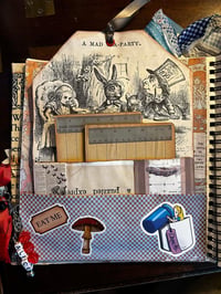 Image 3 of Alice Themed Junk Journal