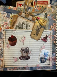 Image 4 of Alice Themed Junk Journal