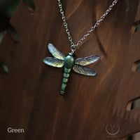 Image 6 of Dragonfly necklace - small