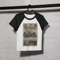 Image 1 of  Our 250th Year | Women’s micro rib raglan baby tee