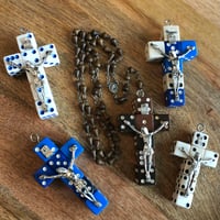 Image 1 of Lousy Crucifix - vintage dice crucifix 
