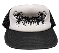 Image 1 of SALE - Vintage trucker hat black/white - metal logo