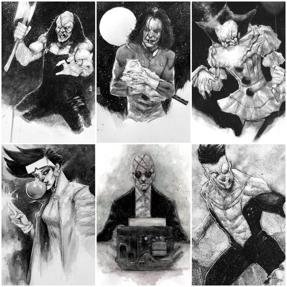 Image of COMMISSIONS (BLACK & WHITE)