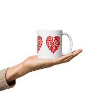 Image 4 of Self luv white glossy mug