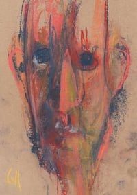 Image 2 of Drawn Down - Sketchbook Drawing in Soft Pastels and Charcoal  on Paper 