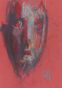 Image 2 of Set - Sketchbook Drawing in Soft Pastels and Charcoal  on Paper 