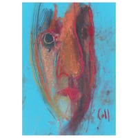 Image 1 of Analytic - Sketchbook Drawing in Soft Pastels and Charcoal  on Paper 