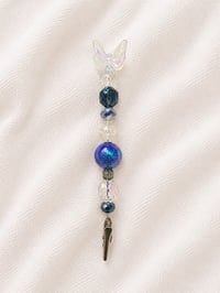 Image 2 of Crystal Butterfly Card / Gardening Clip