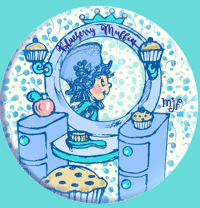 Image 4 of HAND-SIGNED Blueberry Muffin & Cheesecake Print - Limited