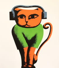 Headphone Cat 