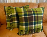 Image 1 of Green Wool Cushions