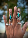 Turquoise Arrow head Ring 