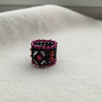 Image 3 of Raspberry Noir Ring | Size 8 | PEM-101