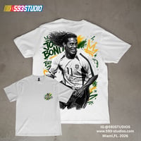 Image 1 of Ronaldinho Brazil Vintage Soccer Shirt – Joga Bonito Graphic Tee