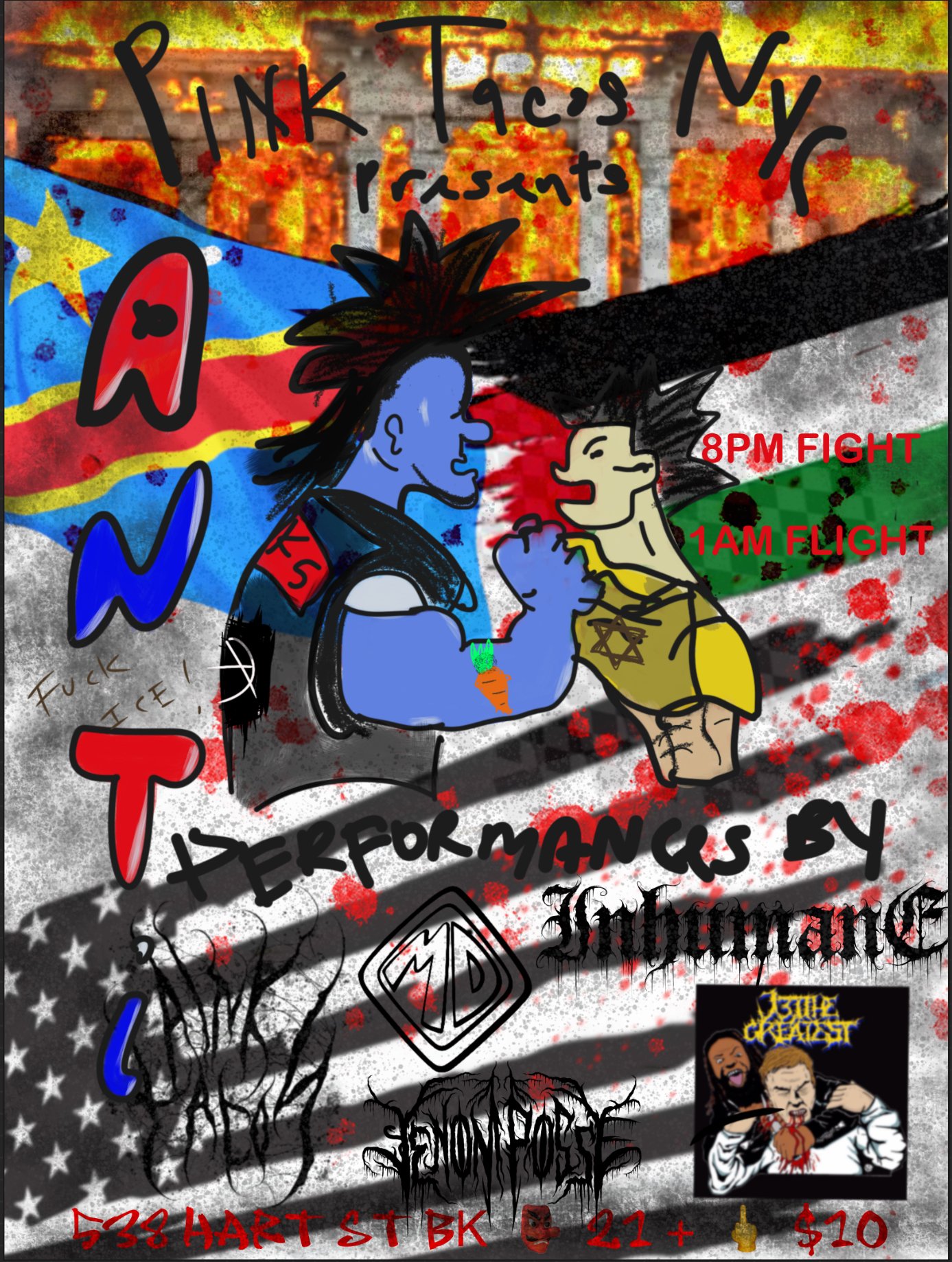 Image of 🌮 ANTI 🌮  FOURTH OF JULY PRE GAME
