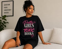 Pretty Girls Read Toxic Books Tee