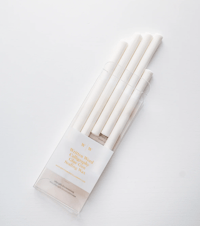 glue gun sealing wax - white set of 5