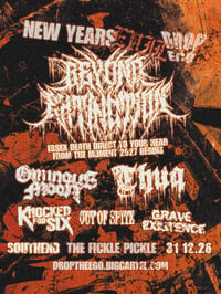 Image 2 of DTE: NEW YEARS EVIL 2026 with BEYOND EXTINCTION + more