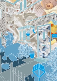 Image 2 of NEW: Baby Loss Illustration (house)
