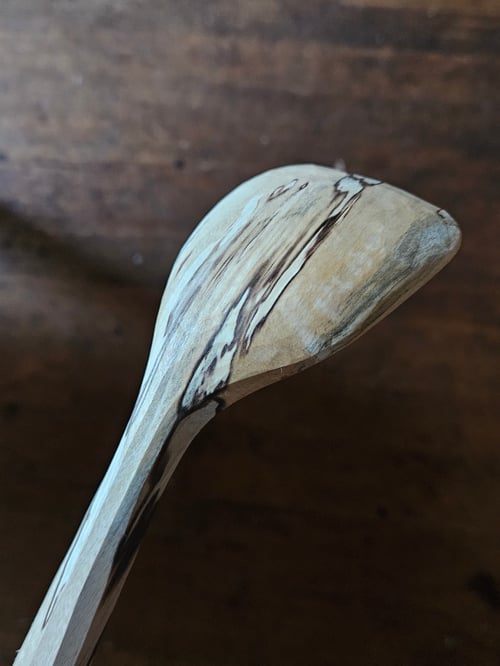 Image of Spalted Birch LH Cooking Soulspoon 