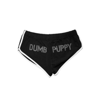 Image 2 of PUP SLUT RHINESTONE BOOTIE SHORTS