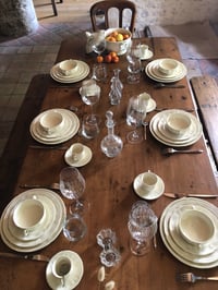 Image 4 of Grand service Pont aux Choux Gien - Table vintage 