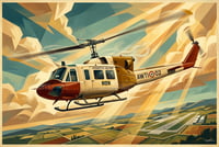 Image 3 of Elicottero HH-212A "AWTI-02" Aeronautica Militare stampa fine art