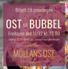 Ostprovning Ost till Bubbel 11/12