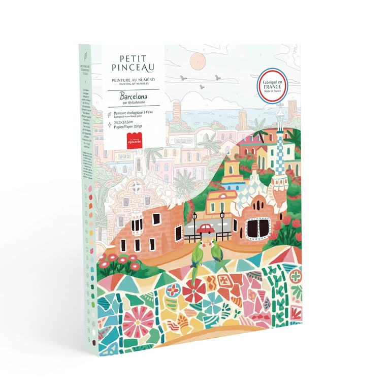 COFFRET PEINTURE AU NUMÉRO PETIT PINCEAU - VOYAGE EN EUROPE (PLUSIEURS MODÈLES) Image 2