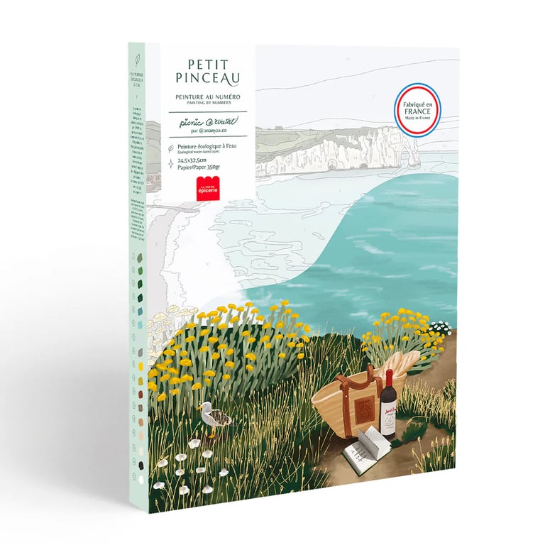 COFFRET PEINTURE AU NUMÉRO PETIT PINCEAU - WEEK-END EN FRANCE (PLUSIEURS MODÈLES) Image 2