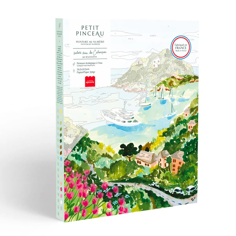 COFFRET PEINTURE AU NUMÉRO PETIT PINCEAU - WEEK-END EN FRANCE (PLUSIEURS MODÈLES) Image 4