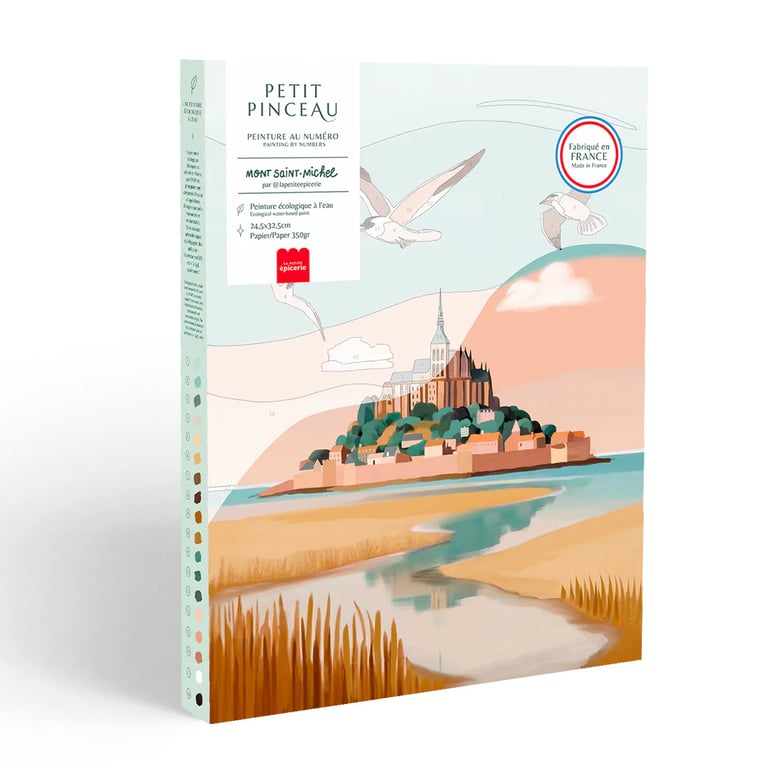 COFFRET PEINTURE AU NUMÉRO PETIT PINCEAU - WEEK-END EN FRANCE (PLUSIEURS MODÈLES) Image 6