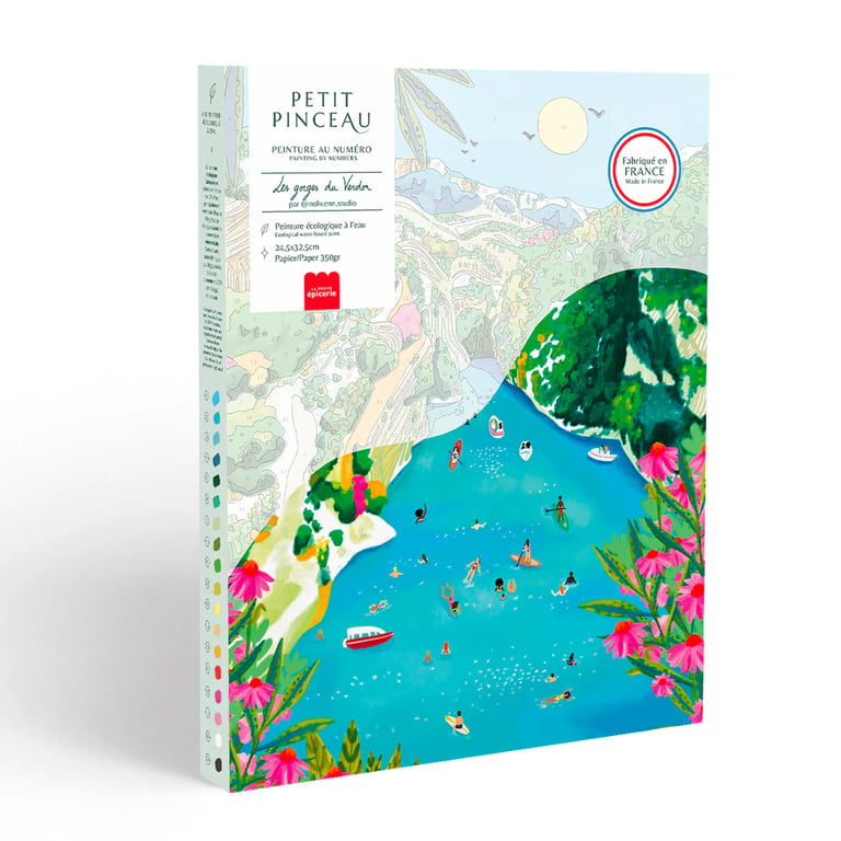 COFFRET PEINTURE AU NUMÉRO PETIT PINCEAU - WEEK-END EN FRANCE (PLUSIEURS MODÈLES) Image 11