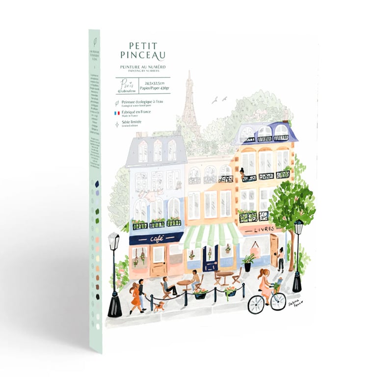 COFFRET PEINTURE AU NUMÉRO PETIT PINCEAU - WEEK-END EN FRANCE (PLUSIEURS MODÈLES) Image 9