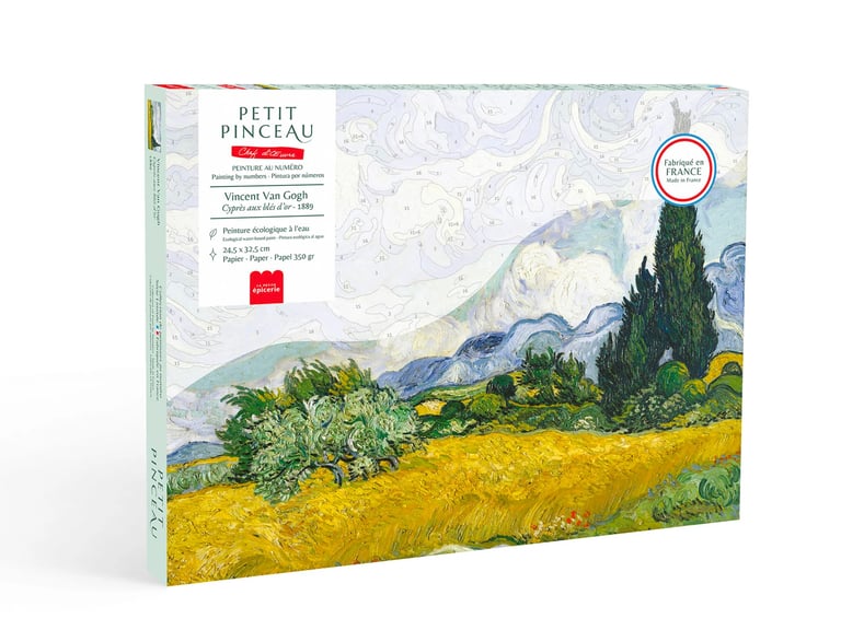 COFFRET PEINTURE AU NUMÉRO PETIT PINCEAU - WEEK-END EN FRANCE (PLUSIEURS MODÈLES) Image 8