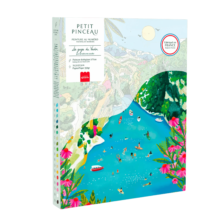 COFFRET PEINTURE AU NUMÉRO PETIT PINCEAU - WEEK-END EN FRANCE (PLUSIEURS MODÈLES)