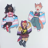 Image 3 of Stickers | Catpeople Pride