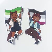 Image 4 of Stickers | Catpeople Pride