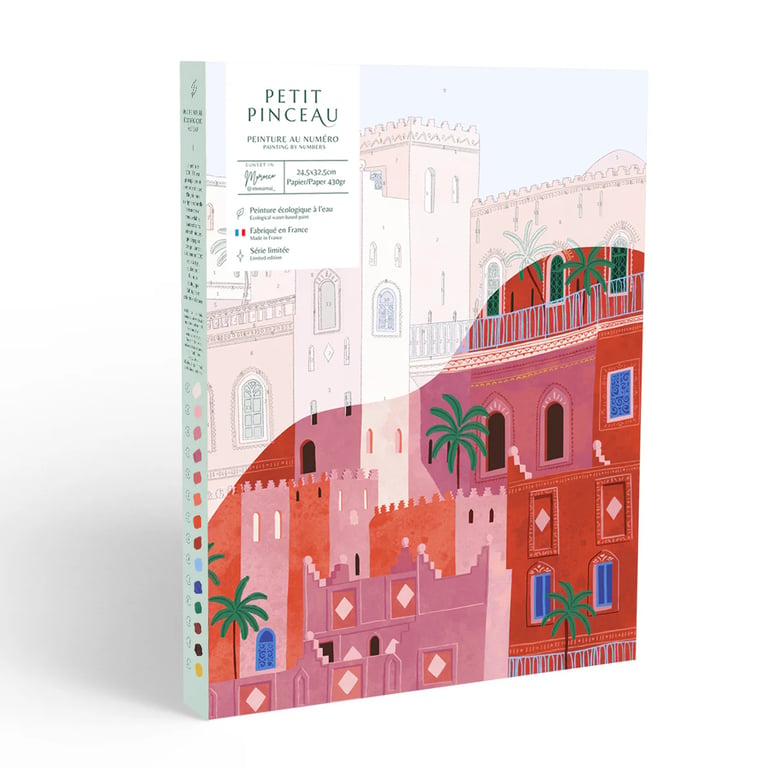 COFFRET PEINTURE AU NUMÉRO PETIT PINCEAU - TOUR DU MONDE (PLUSIEURS MODÈLES) Image 4