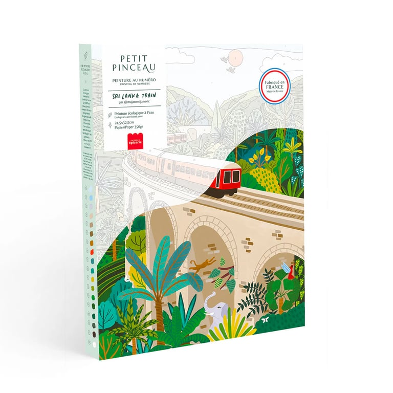 COFFRET PEINTURE AU NUMÉRO PETIT PINCEAU - TOUR DU MONDE (PLUSIEURS MODÈLES) Image 8