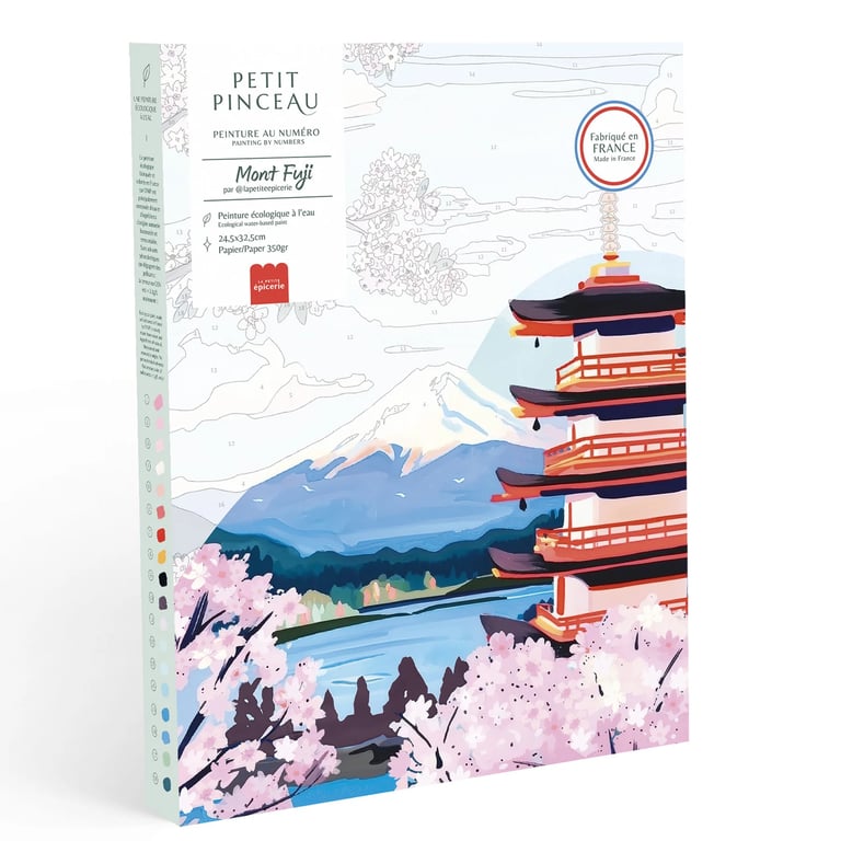 COFFRET PEINTURE AU NUMÉRO PETIT PINCEAU - TOUR DU MONDE (PLUSIEURS MODÈLES) Image 2