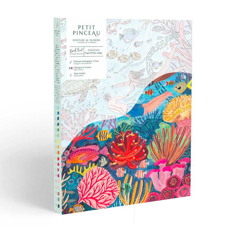 COFFRET PEINTURE AU NUMÉRO PETIT PINCEAU - TOUR DU MONDE (PLUSIEURS MODÈLES) Image 3