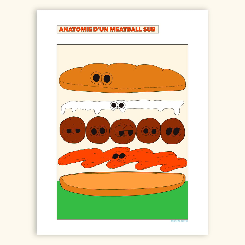 Image of 30x40 - ANATOMIE D'UN MEATBALL SUB