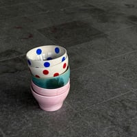 Image 3 of Bol — pois rouges