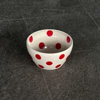 Image 1 of Bol — pois rouges