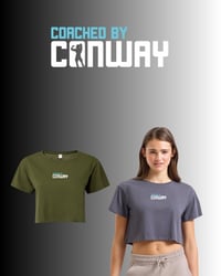 Coached by Conway Womens Oversized Crop Tee