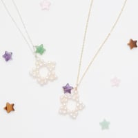 School Holiday Beaded Pearl Star Necklace Making Workshop