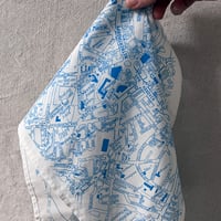 Image 4 of Sheffield Vintage Map Printed Cotton Handkerchief