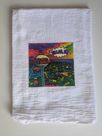 Pop Art Water Tower Tea Towel